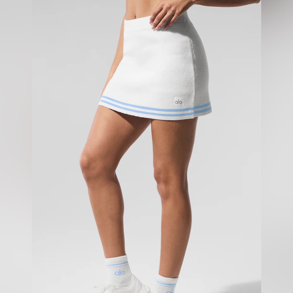 Alo sweater knit tennis club skirt